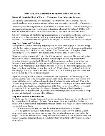 How to write historical fiction essay