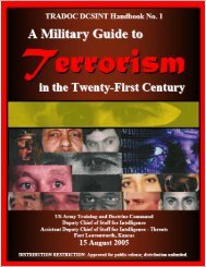 Military Guide to Terrorism in the 21st Century - Higgins ...