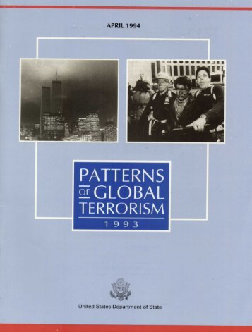 Patterns of International Terrorism in 1993 - Higgins ...