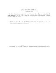 Spring 2008 Math 273 Exam 1 February 21, 2008 You have 50 ...