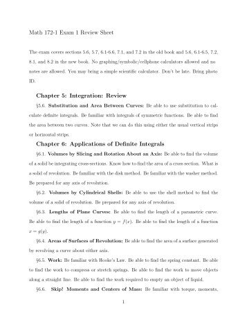 review sheet exam 3 review sheet exam 3