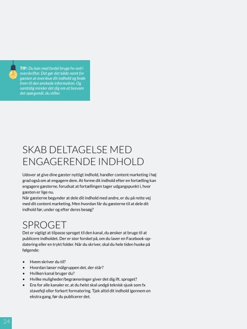 Content Marketing for Turismeerhvervet