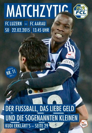 FC LUZERN Matchzytig N°11 14/15 (RSL 21)