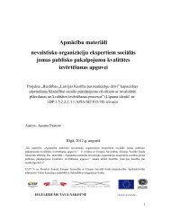 ApmÄcÄ«bu materiÄli nevalstisko organizÄciju ekspertiem sociÄlÄs ...
