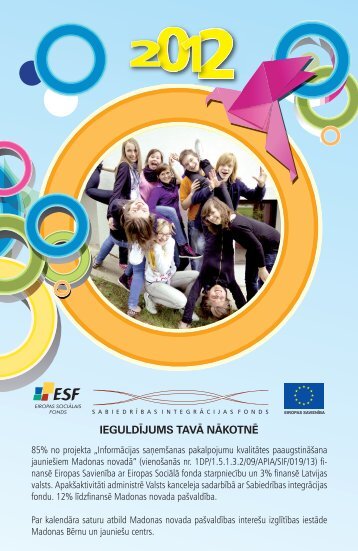 KalendÄrs 2012 - SabiedrÄ«bas integrÄcijas fonds