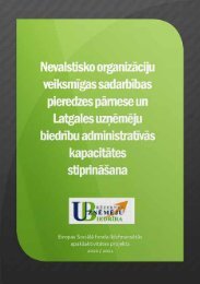 NVO veiksmÄ«gas sadarbÄ«bas pieredzes pÄrnese un Latgales ...