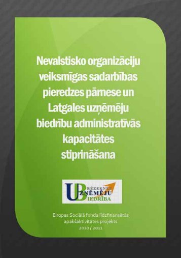 NVO veiksmÄ«gas sadarbÄ«bas pieredzes pÄrnese un Latgales ...