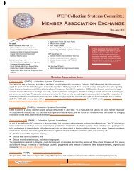 Member Association Exchange - Water Environment Federation
