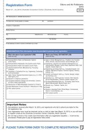 Registration Form - Water Environment Federation