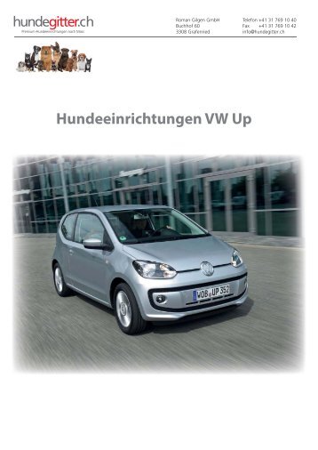  VW Up Hundeeinrichtungen