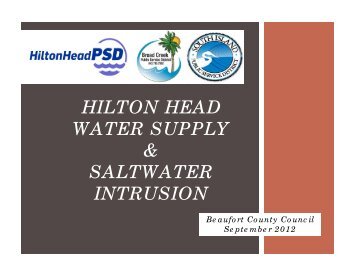 hilton head water supply & saltwater intrusion - Hilton Head Public ...