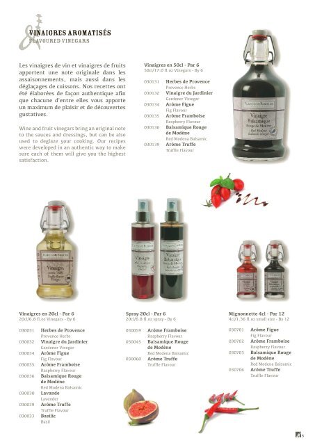 Catalogo Plantes & Parfumes Saveurs