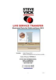 LIVE SERVICE TRANSFER - Steve Vick International