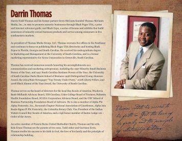 Darrin Thomas - South Carolina African American History Calendar