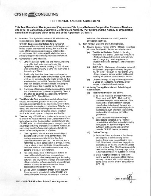 Sample Hr Consulting Services Agreement