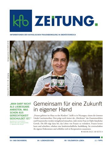 Gemeinsam für eine Zukunft in eigener Hand. KFB OÖ 2/15