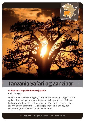 Tanzania Safari og Zanzibar