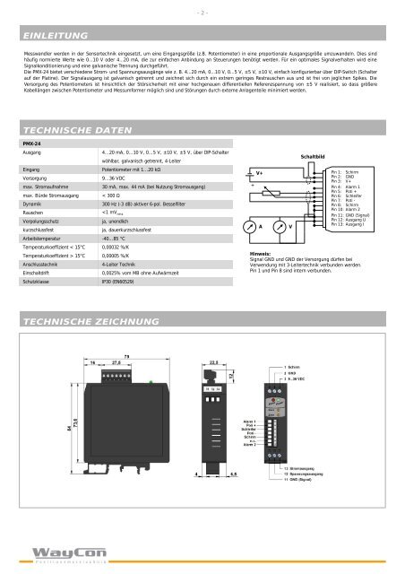 SIGNALWANDLER PMX-24