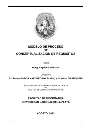 Modelo de Proceso de ConceptualizaciÃ³n de Requisitos - UNLP ...