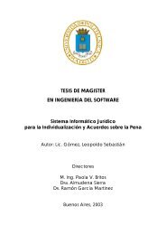 TESIS DE MAGISTER EN INGENIERÃA DEL SOFTWARE - Iidia.com.ar