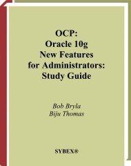OCP: Oracle 10g New Features for Administrators Study Guide