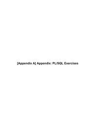 A. Appendix: PL/SQL Exercises