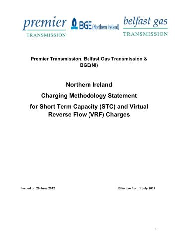 Charges - Bord Gais Networks