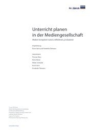 Unterricht planen in der Mediengesellschaft - lehre-phzh.ch