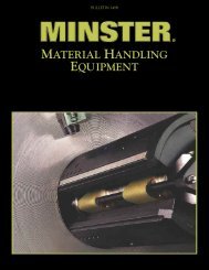 optional features - The Minster Machine Company