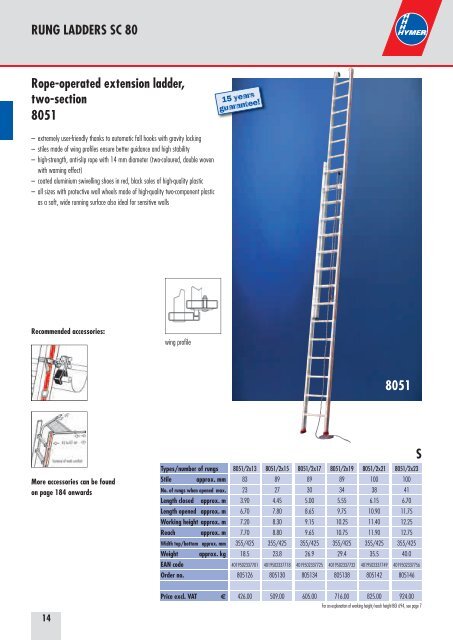 The ladder with the red stripe