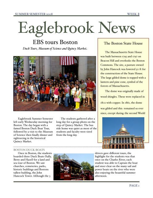 Eaglebrook News - Eaglebrook School