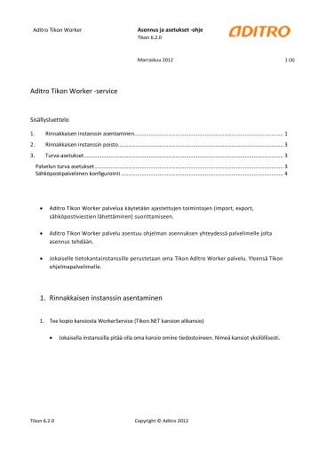 Aditro Tikon Worker Service (pdf)