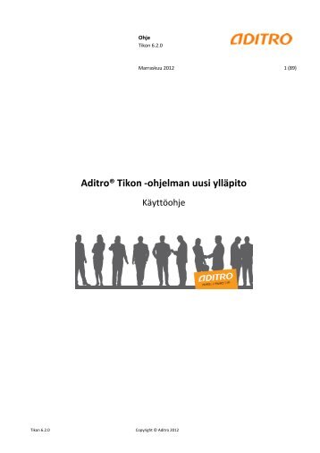 Uuden yllÃ¤pidon kÃ¤yttÃ¶liittymÃ¤n kÃ¤yttÃ¶ohje (pdf)