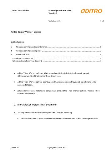 Aditro Tikon Worker Service (pdf)