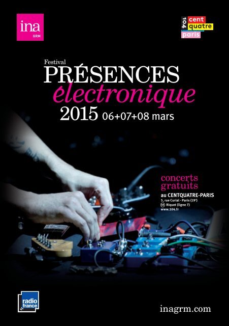 Presences électronique 2015 : Le programme !