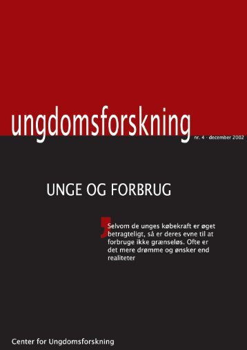 Hent december nummeret som pdf - Center for Ungdomsforskning