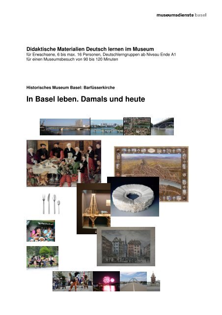Didaktische Materialien Deutsch lernen - Historisches Museum
