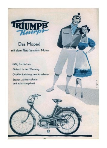 Triumph Knirps mit flÃ¼sterndem Motor - TWN Zweirad IG