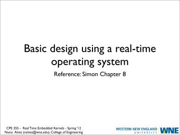 Basic design using a real-time operating system - Nuno Alves