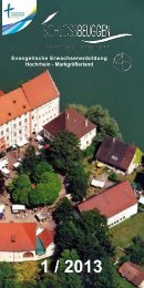Evangelische Erwachsenenbildung Hochrhein ... - Schloss Beuggen