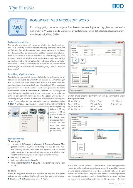 Boglayout med Microsoft WORD.indd - BoD