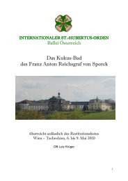 Das Kukus-Bad des Franz Anton Reichsgraf von Sporck