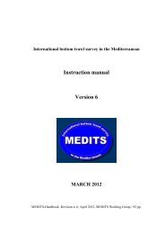 MEDITS Instruction Manual, Version 6 (2012) - SIBM