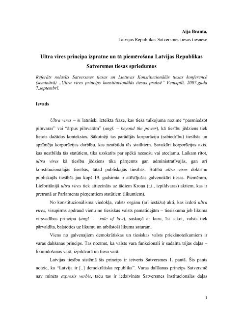 lasÄ«t referÄtu - Satversmes tiesa