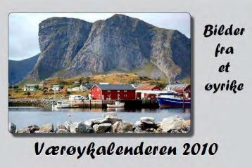 VÃ¦rÃ¸ykalender 2010 - vÃ¦rÃ¸ya.no