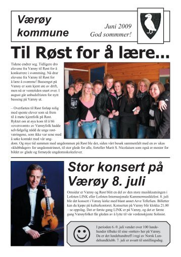 VÃ¦rÃ¸yposten juni-2009 - VÃ¦rÃ¸y Kommune