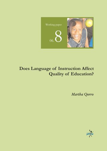 Does Language of Instruction Affect Quality of Education? - HakiElimu