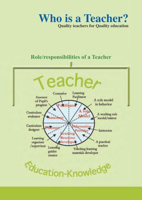 Who Is A Teacher