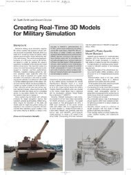 Creating Real-Time 3D Models for Military Simulation - MetaVR Inc.