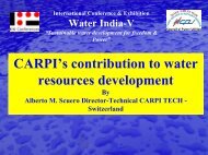 CARPI's Contribution to Water Resources ... - KW Conferences